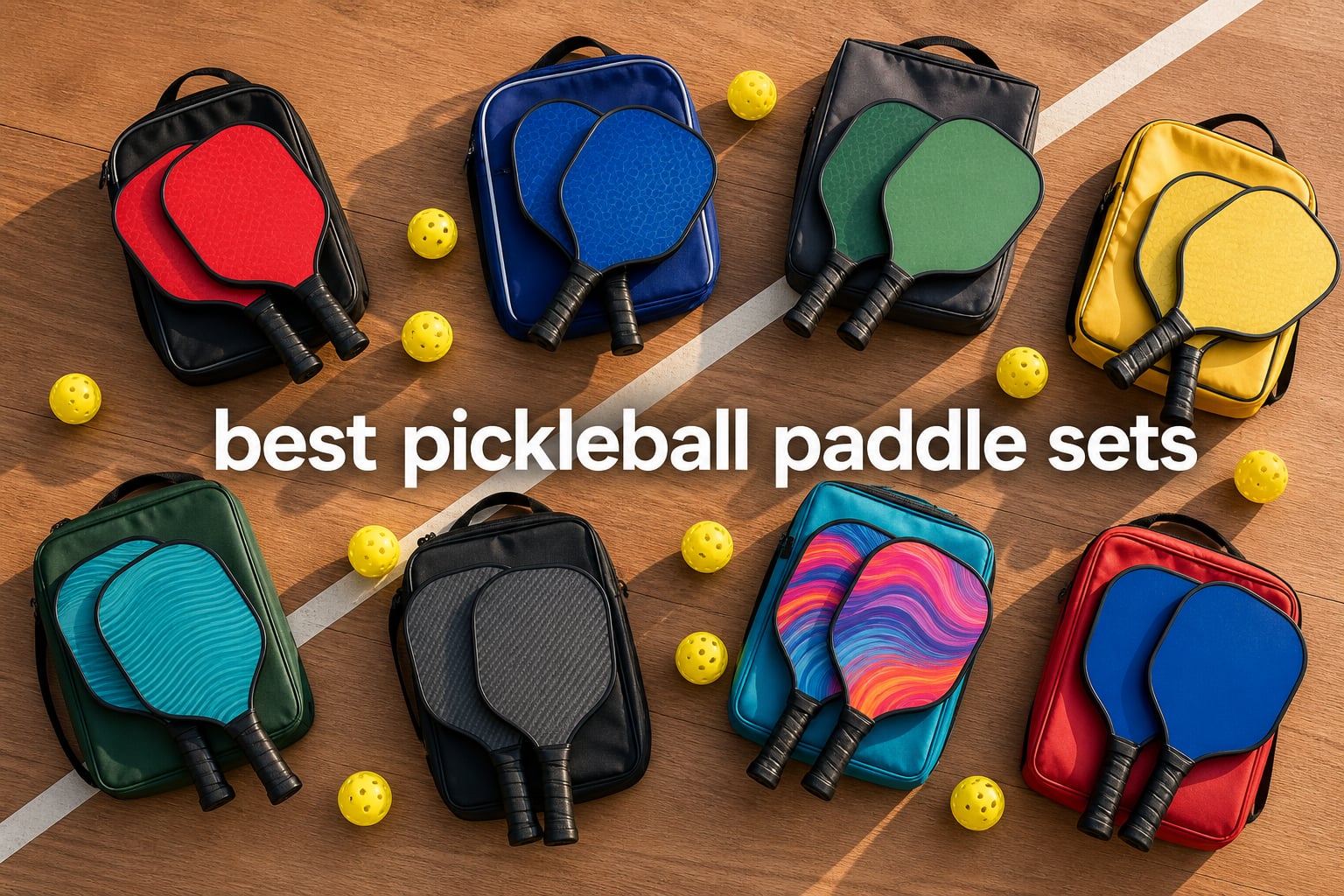 best pickleball paddle sets