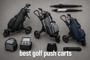 best golf push carts