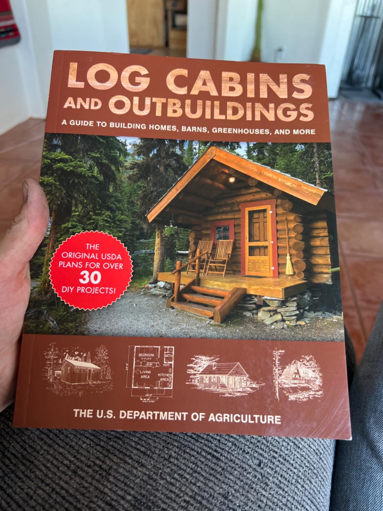 Log Cabins and Outbuildings: A Guide to Building Homes, Barns, Greenhouses, and More customer photo 1