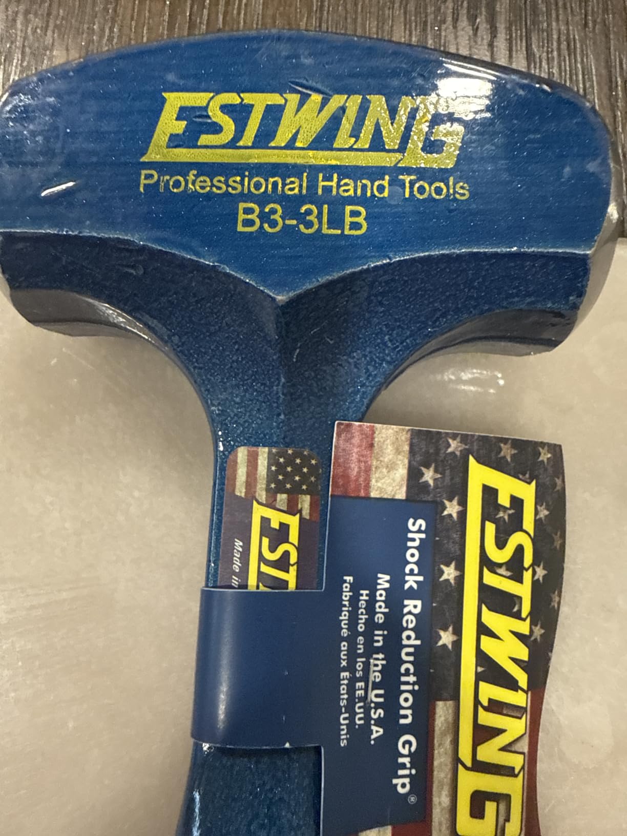 ESTWING Drilling/Crack Hammer, 3lb Hand Sledge, B3-3LB customer photo 1
