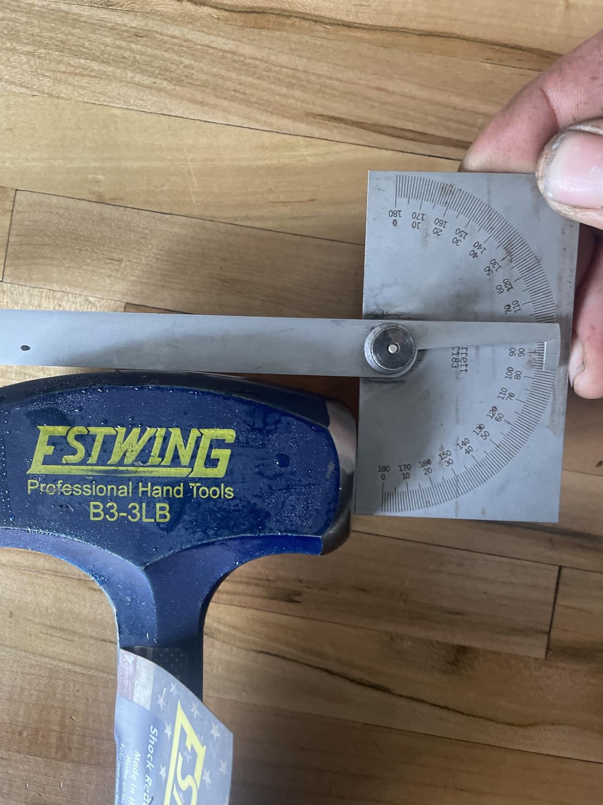 ESTWING Drilling/Crack Hammer, 3lb Hand Sledge, B3-3LB customer photo 2