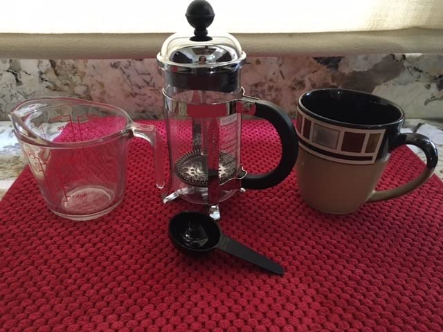 Bodum 34oz Chambord French Press Coffee Maker, High-Heat Borosilicate Glass, Polished Stainless Steel – Made in Portugal customer photo 2