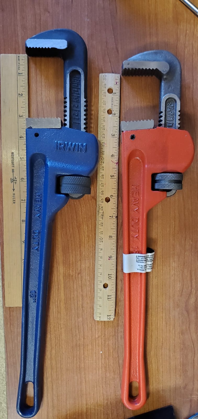Performance Tool W1133-10B 10 in. Red Pipe Wrench customer photo 2