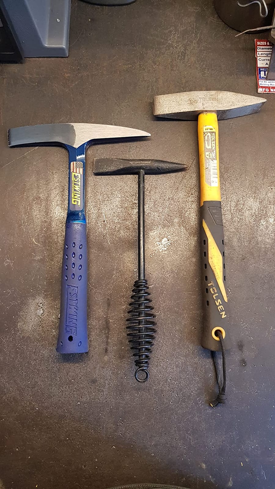 ESTWING Welding/Chipping Hammer, 14 oz Slag Hammer, E3-WC customer photo 2