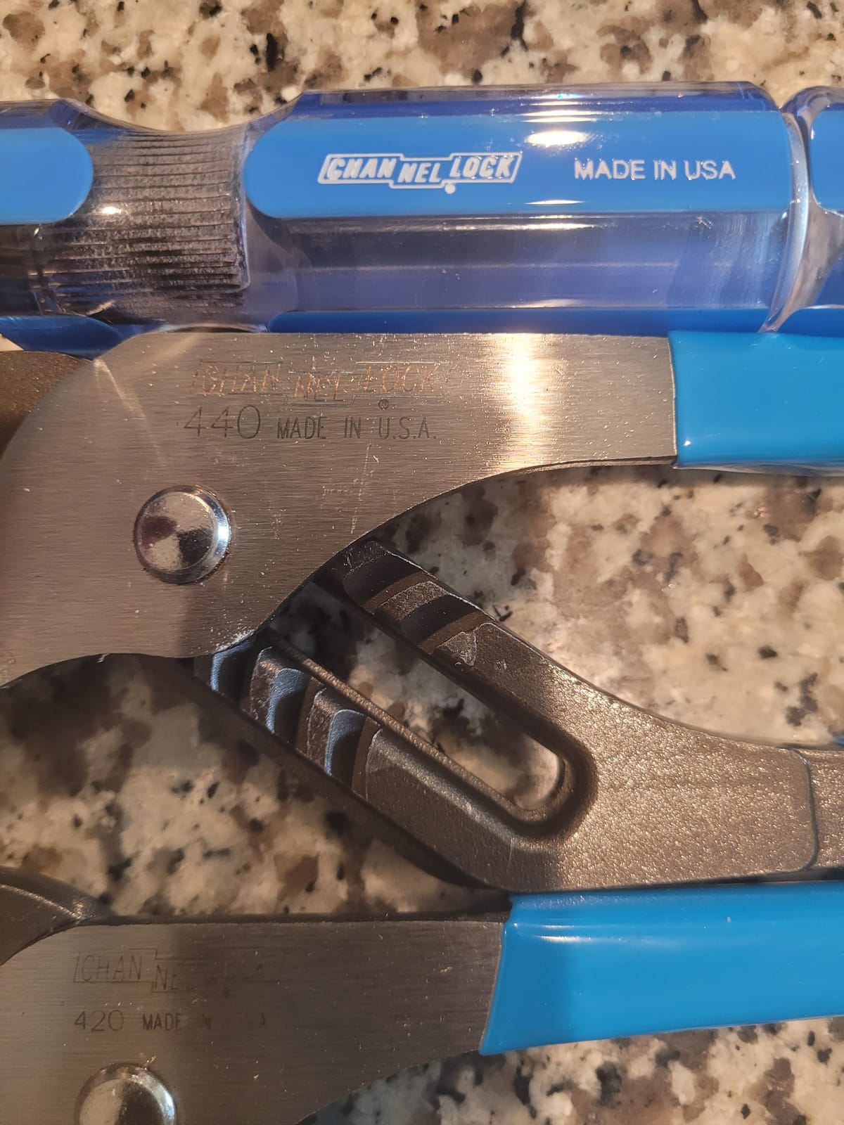 Channellock Tongue and Groove Plier Set TG-1-2 Piece, Slip Joint, High Carbon Steel - 9.5 in, 12 in customer photo 2