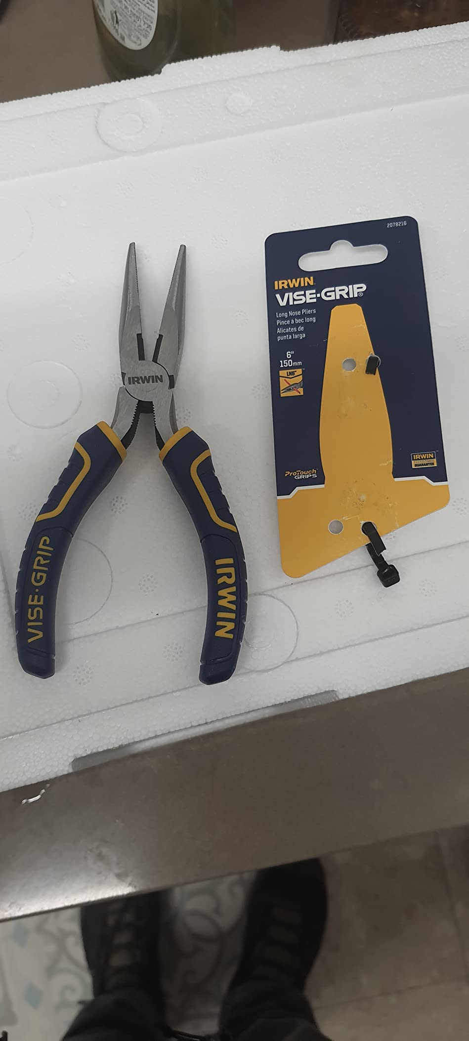 IRWIN Vise-Grip Pliers, Long Nose, 6 Inch, for Heavy Duty Cutting and Bending (2078216) customer photo 2
