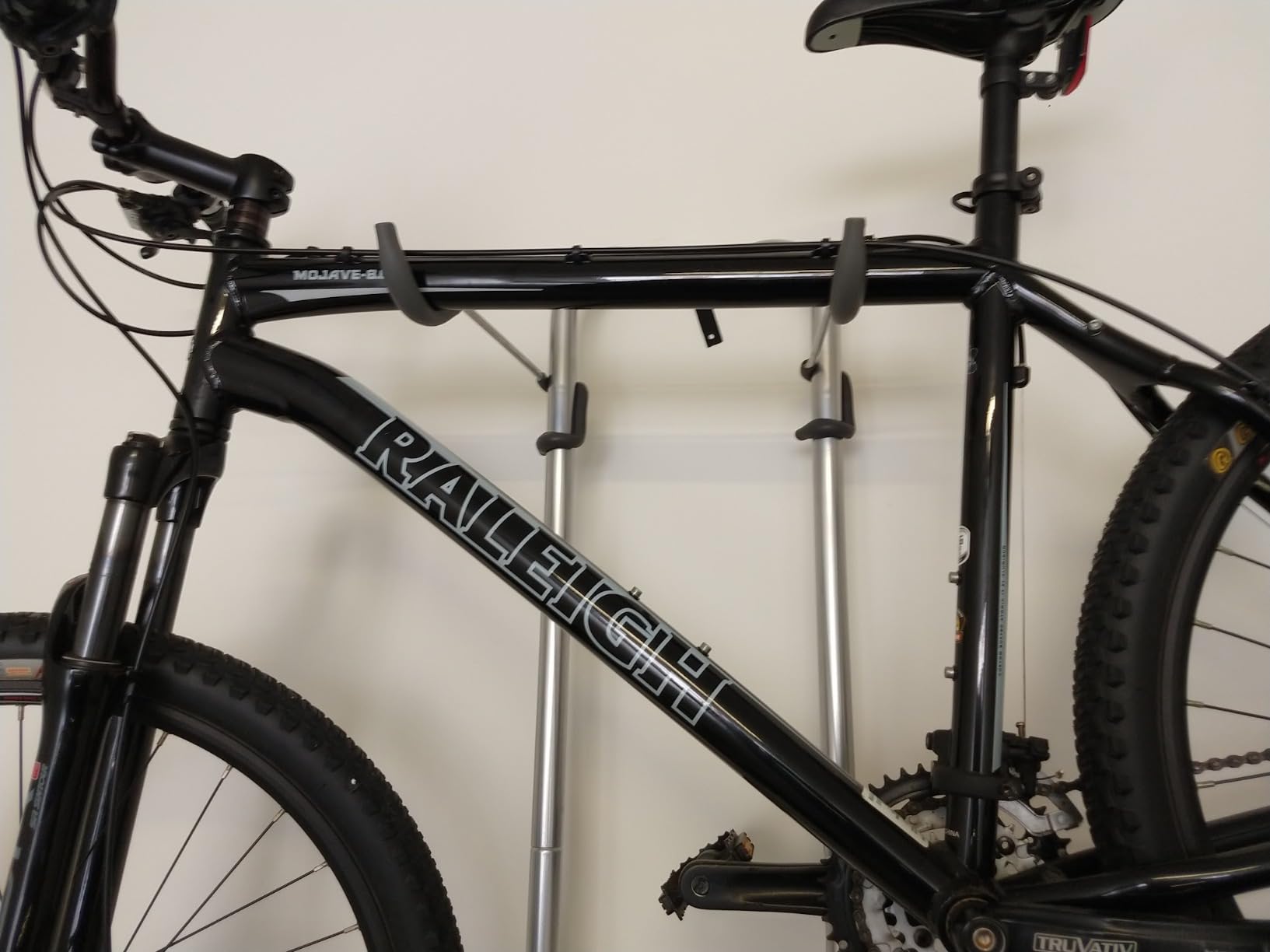 Delta Cycle Michelangelo 2 Bike Storage Rack - Gravity Fully Adjustable Bike Storage Garage For Road, MTB, and Hybrid Bicycles - Vertical Bike Rack Holds Up To 80 lbs customer photo 2