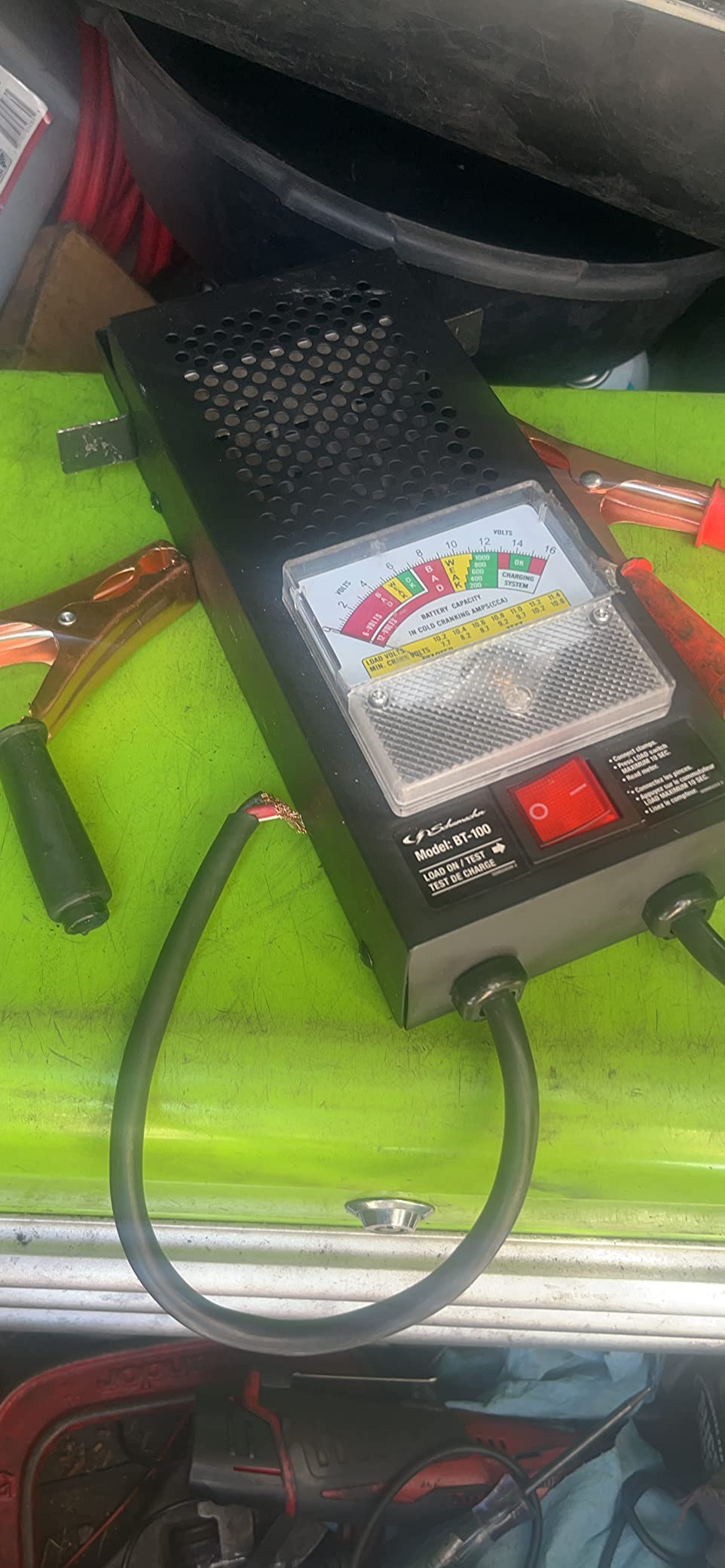 Schumacher Electric Battery Load Tester, 6V/12V – BT-100 customer photo 2