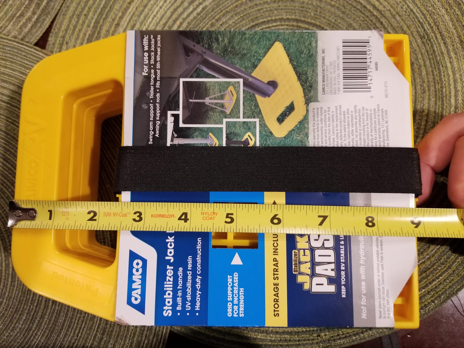 Camco RV Stabilizing Jack Pads - 4-Pack - Made in the USA customer photo 1