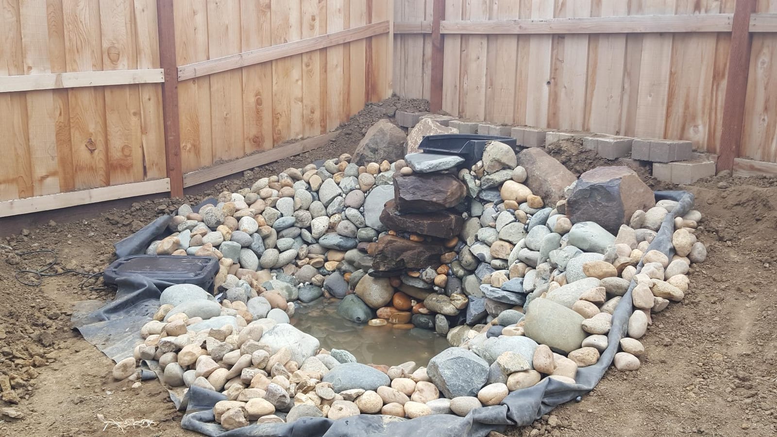 Aquascape DIY Backyard Pond Kit 8 x 11 feet – Complete Water Garden Ecosystem with Pump, Skimmer, and Filter, 99765 customer photo 2