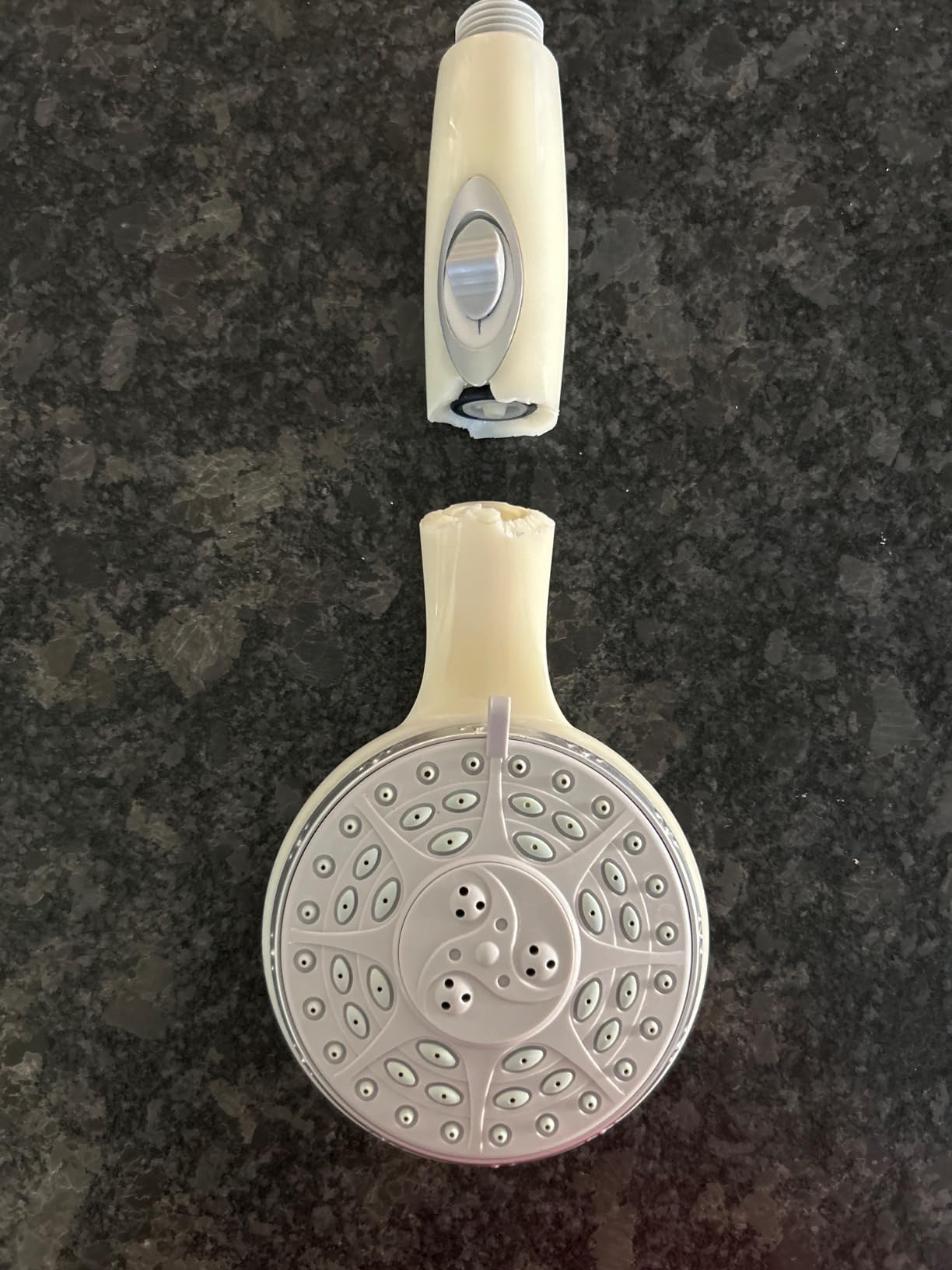 Camco 43712 RV Shower Head with On/Off Switch (Off-White) customer photo 1