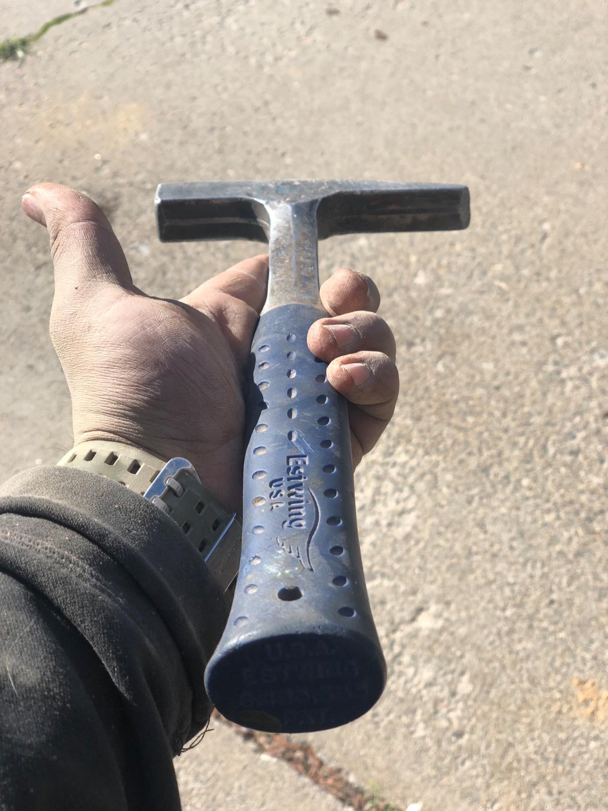 ESTWING Tinner's Hammer, 18oz Sheet Metal Hammer, T3-18 customer photo 1