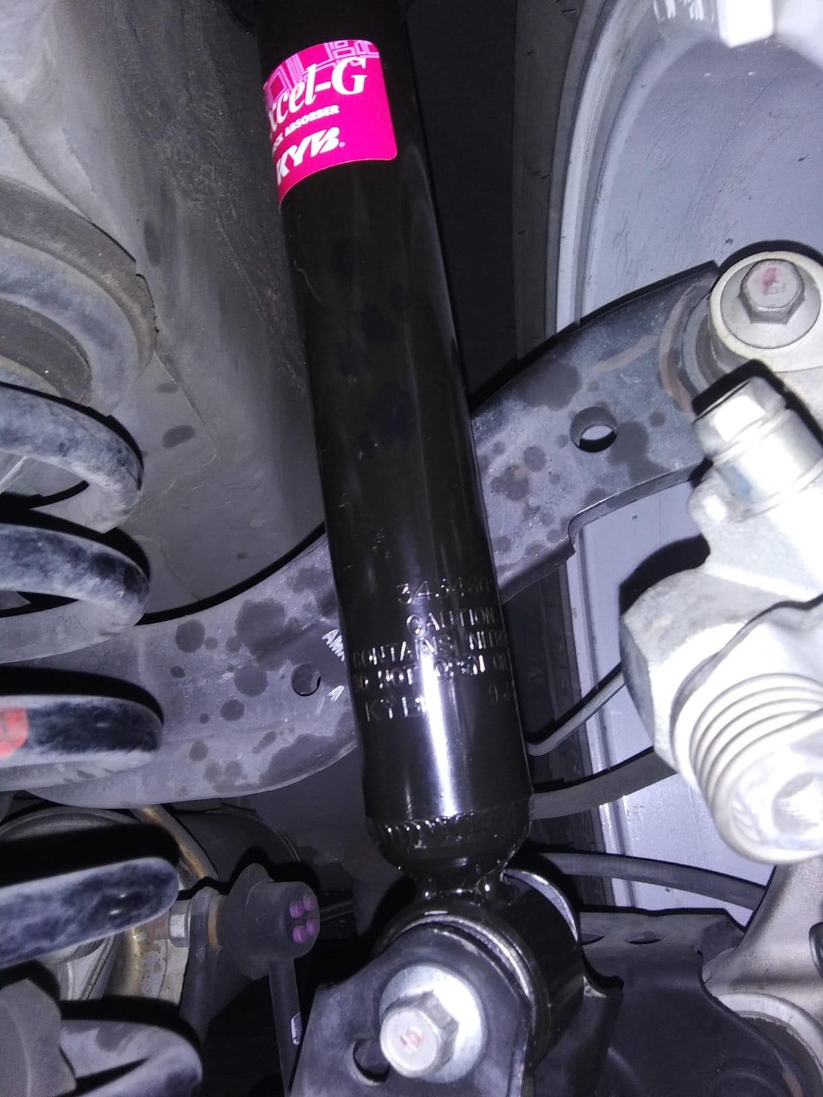 KYB 343460 Excel-G Gas Shock, Black , Silver customer photo 2