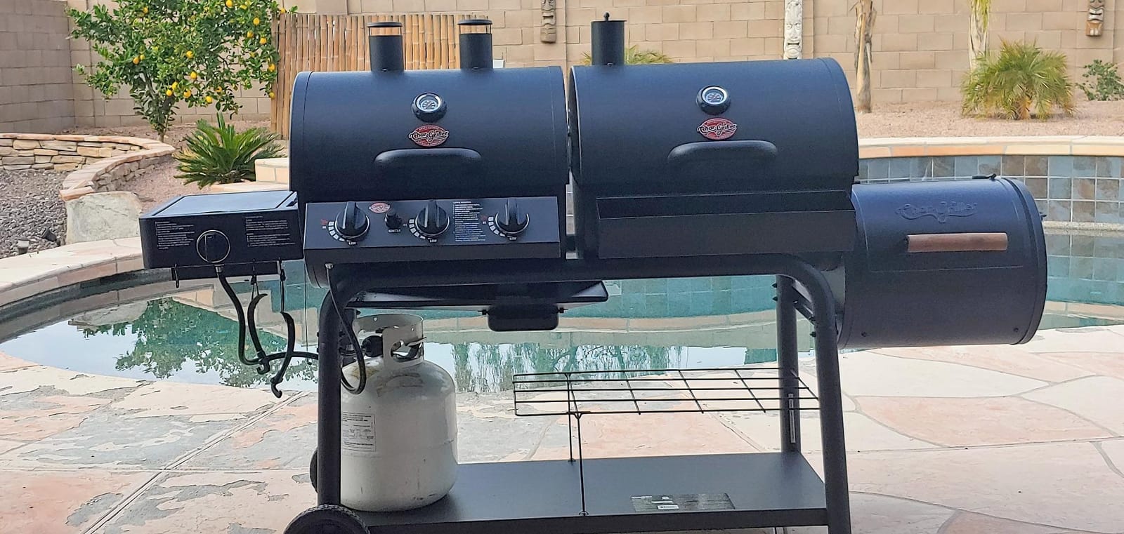 Char-Griller 5050 Duo Gas-and-Charcoal Grill customer photo 2