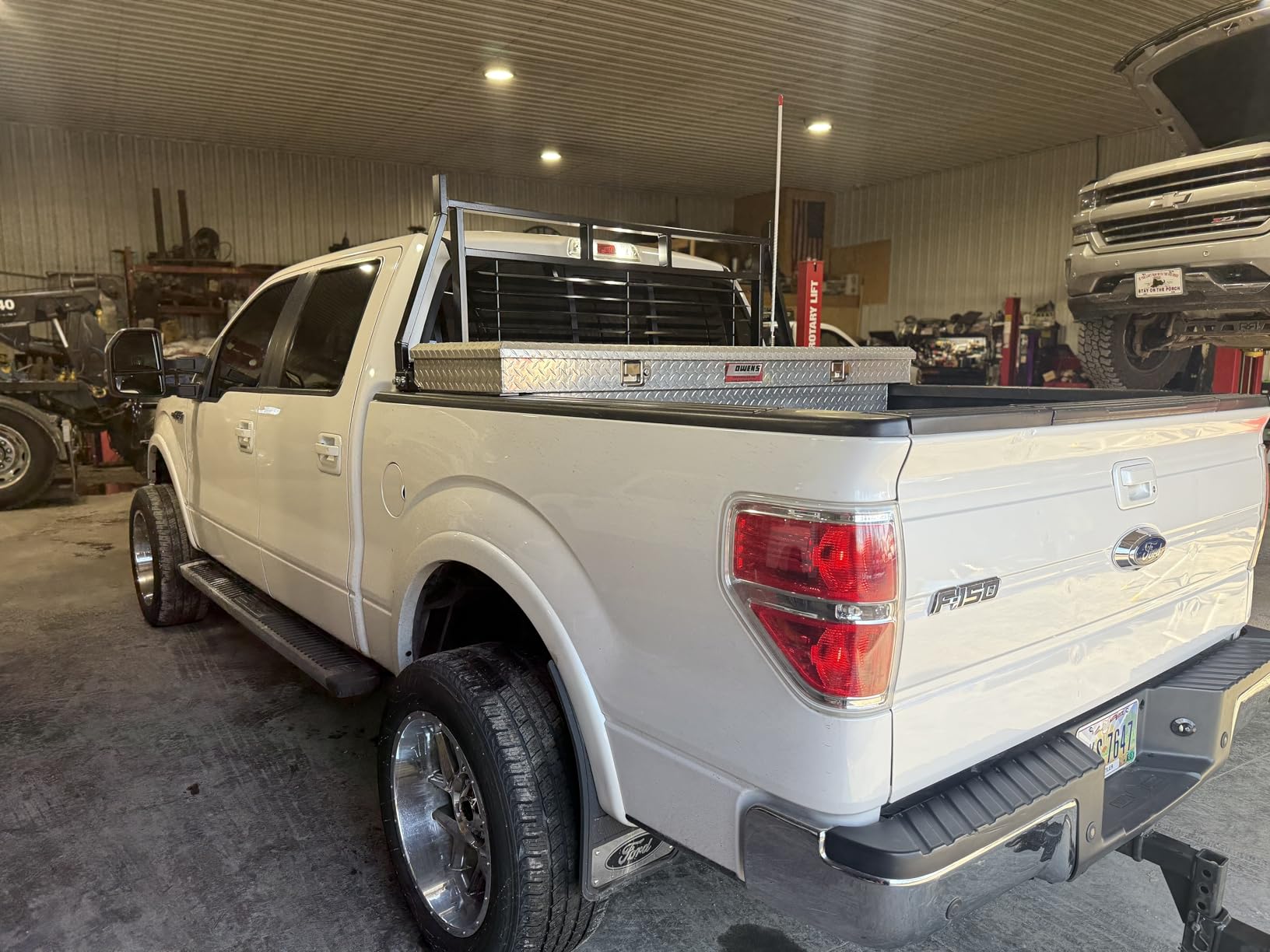 Aries 111000 Classic Heavy-Duty Black Steel Truck Headache Rack Cab Protector, Select Chevrolet, Ford, Dodge, GMC, Ram customer photo 2