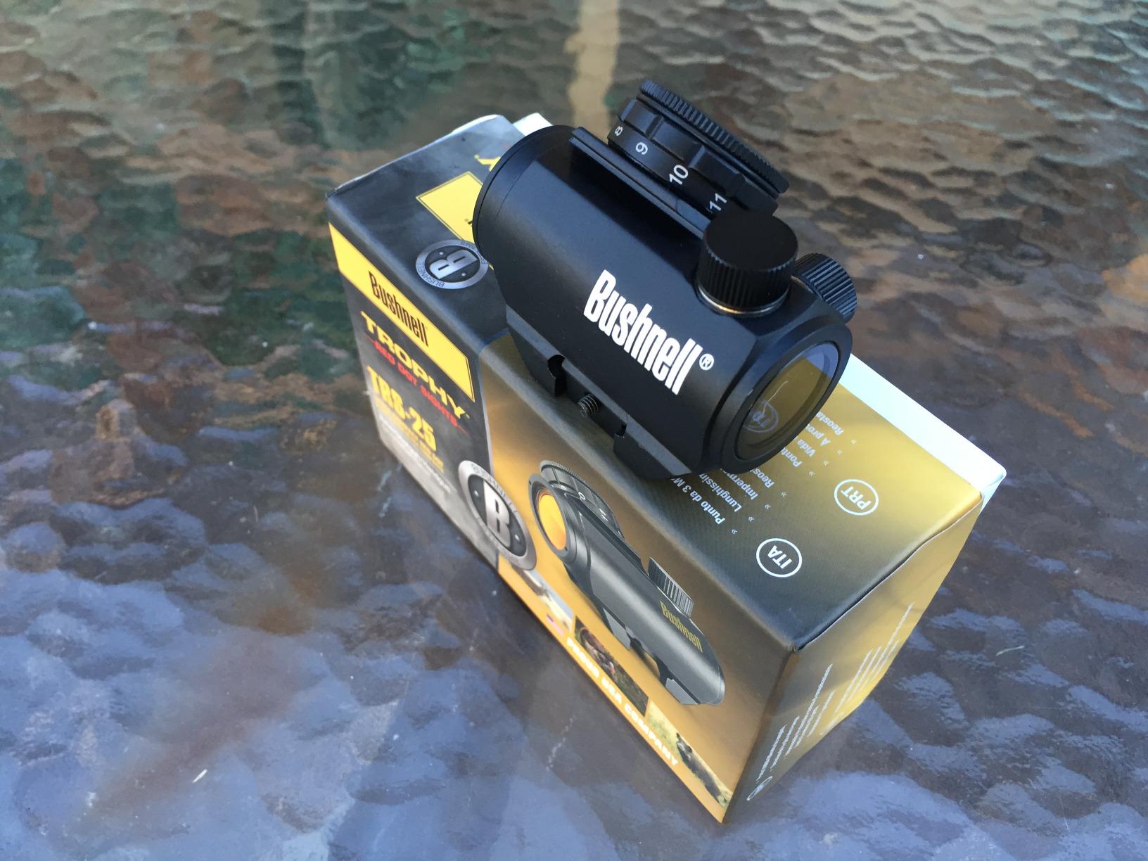 Bushnell Trophy TRS-25 Red Dot Sight Riflescope, 1x20mm, Black customer photo 2