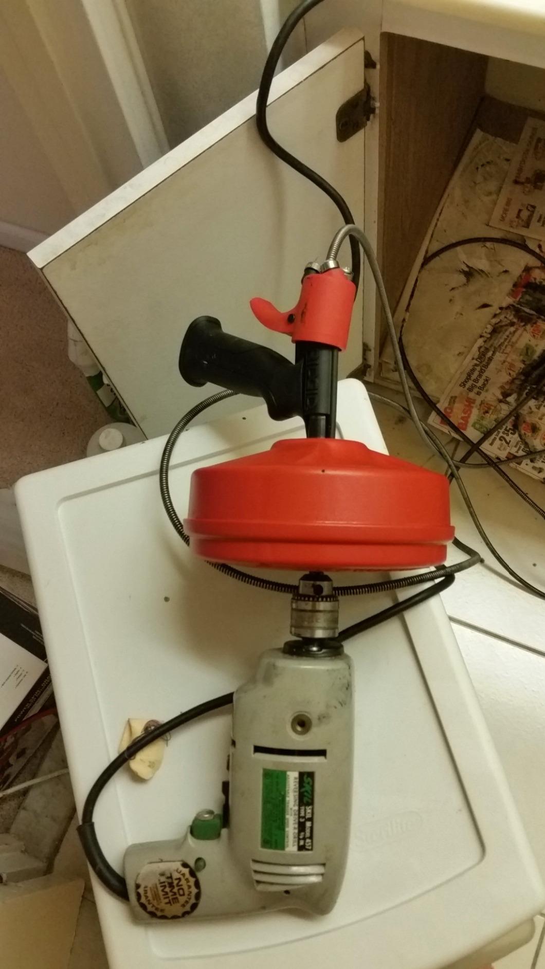 Ridgid GIDDS-813340 41408 Power Spin with AUTOFEED, Maxcore Drain Cleaner Cable, and Bulb Drain Auger to Remove Drain Clogs customer photo 2