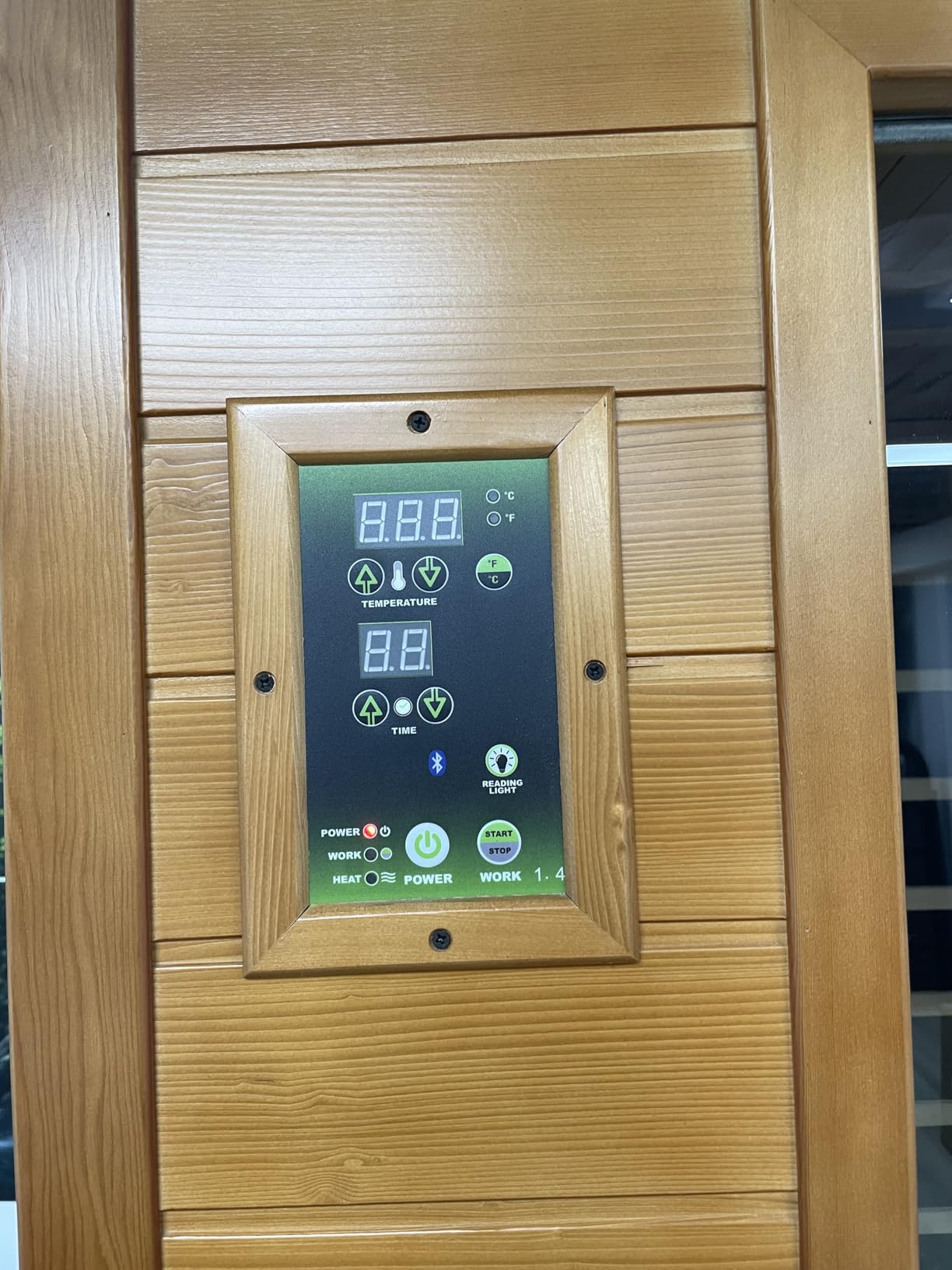 Dynamic Saunas Andora 2-Person Infrared Sauna with Red Light Therapy. customer photo 1