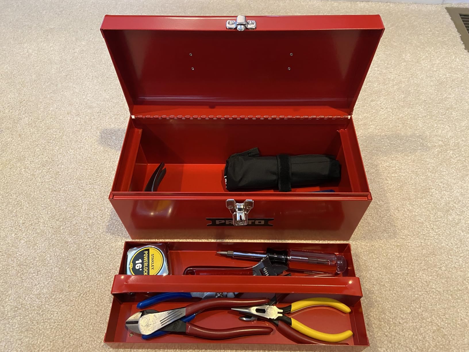 Stanley Proto J9954-NA Proto General Purpose Tool Box Red, 14