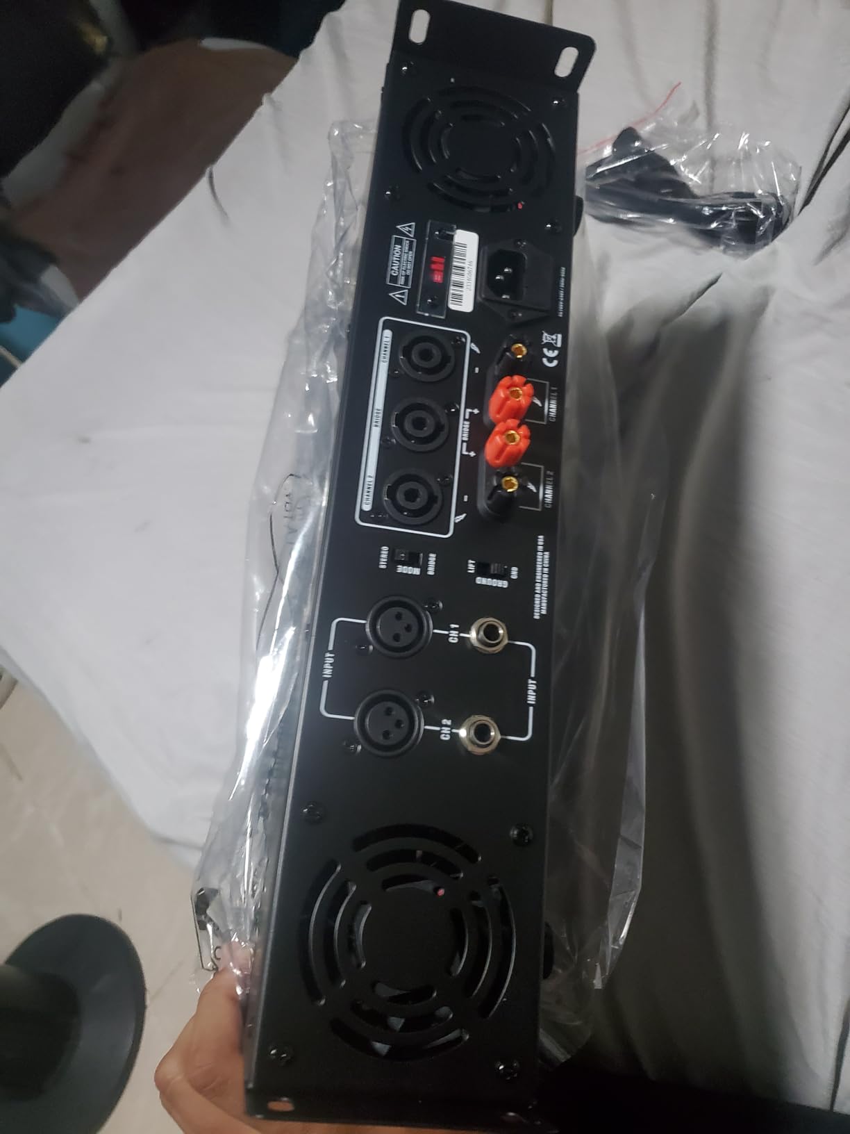 Gemini 2-Channel Power Amplifier, 3000 Watts, 4/8Ω (XGA-3000) customer photo 2