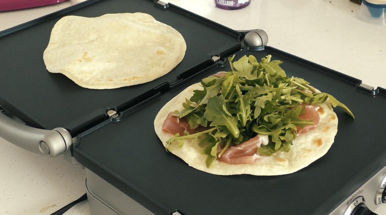 Cuisinart Griddler Indoor Grill, Panini Press, Sandwich Maker & More, 5-in-1 Grilling, Dishwasher-Safe Nonstick Cooking Plates, GR-4NP1, Stainless Steel customer photo 2