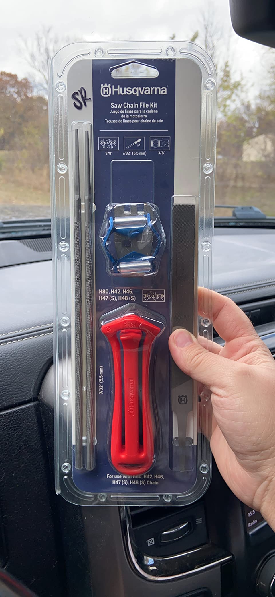 Husqvarna Chainsaw File Kit for 3/8