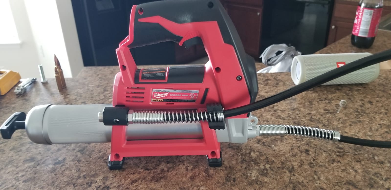 Milwaukee Bare-Tool Milwaukee 2446-20 M12 12-Volt Cordless Grease Gun (Tool Only, No Battery) customer photo 1
