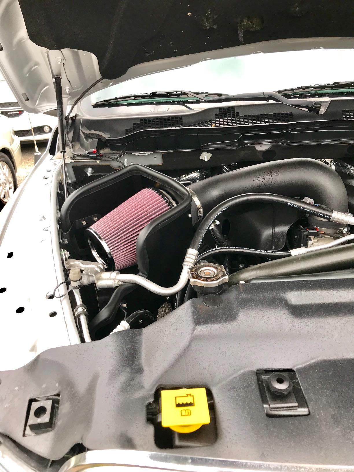 K&N Cold Air Intake System: High-Flow Air Filter, Increase Performance & Towing: Compatible with 2009-2023 RAM/DODGE 1500 Classic, 1500, 2500, 3500, 63-1561 customer photo 2