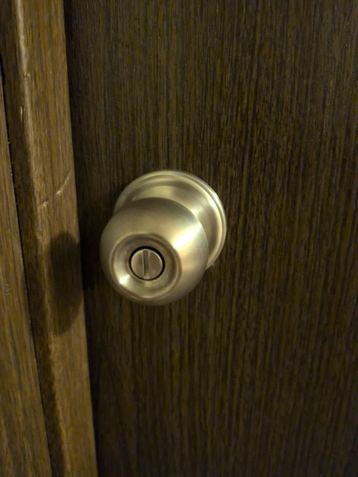 Copper Creek Privacy Interior Door Knob – ANSI Grade-3 Certified, Modern Heavy Duty Handle, Easy Install and Reversible for Bedroom, Bathroom & Closets – Satin Stainless (1 Pack) customer photo 2