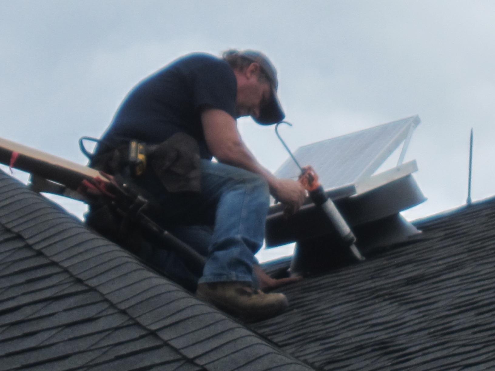 Solar Attic Fan 48-watt - Florida Rated by Natural Light customer photo 2