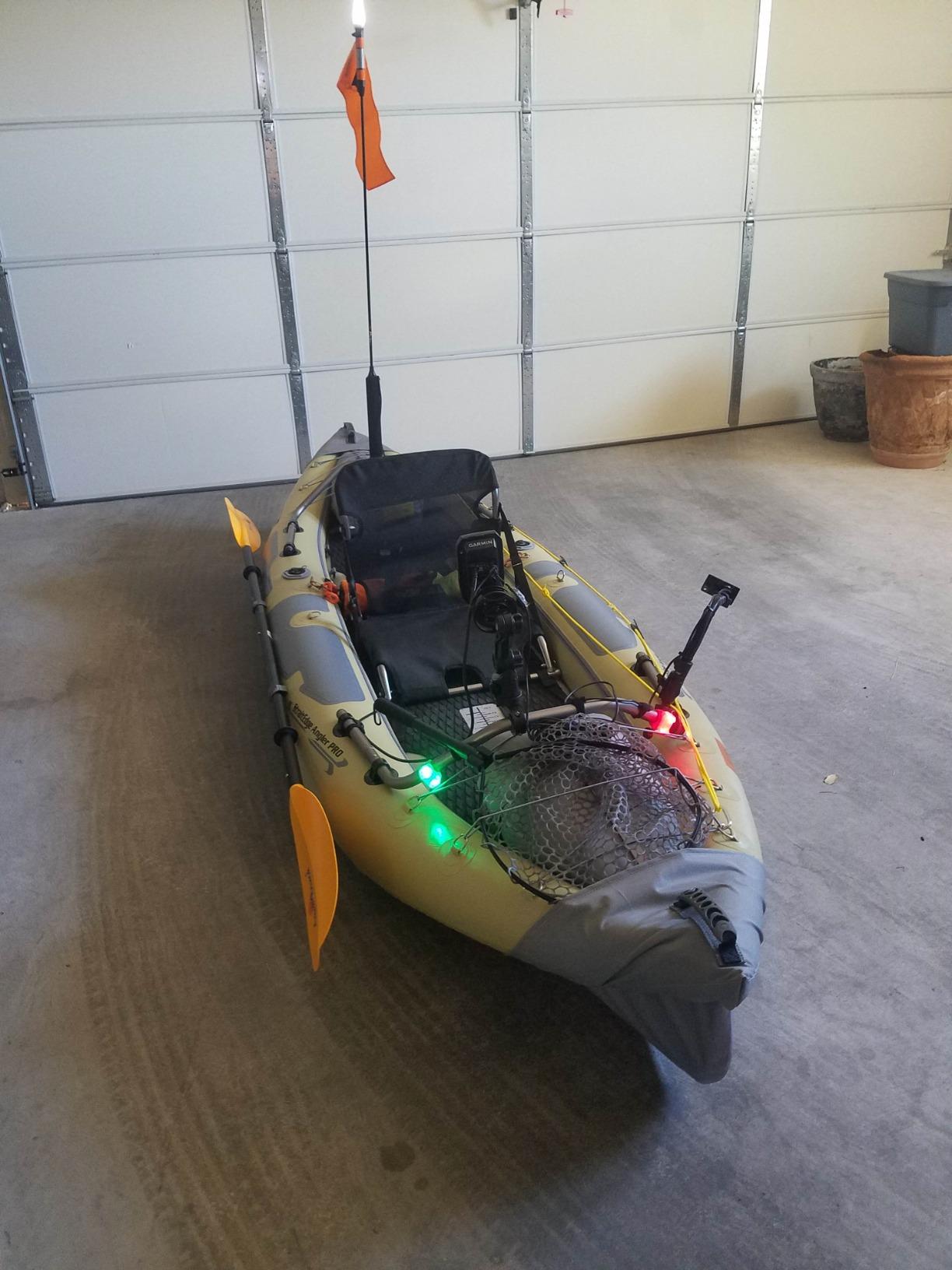 Advanced Elements StraitEdge™ Angler Inflatable Kayak - AE1006-ANG Fishing Kayak with Rod Holders and Bag and Pump customer photo 2