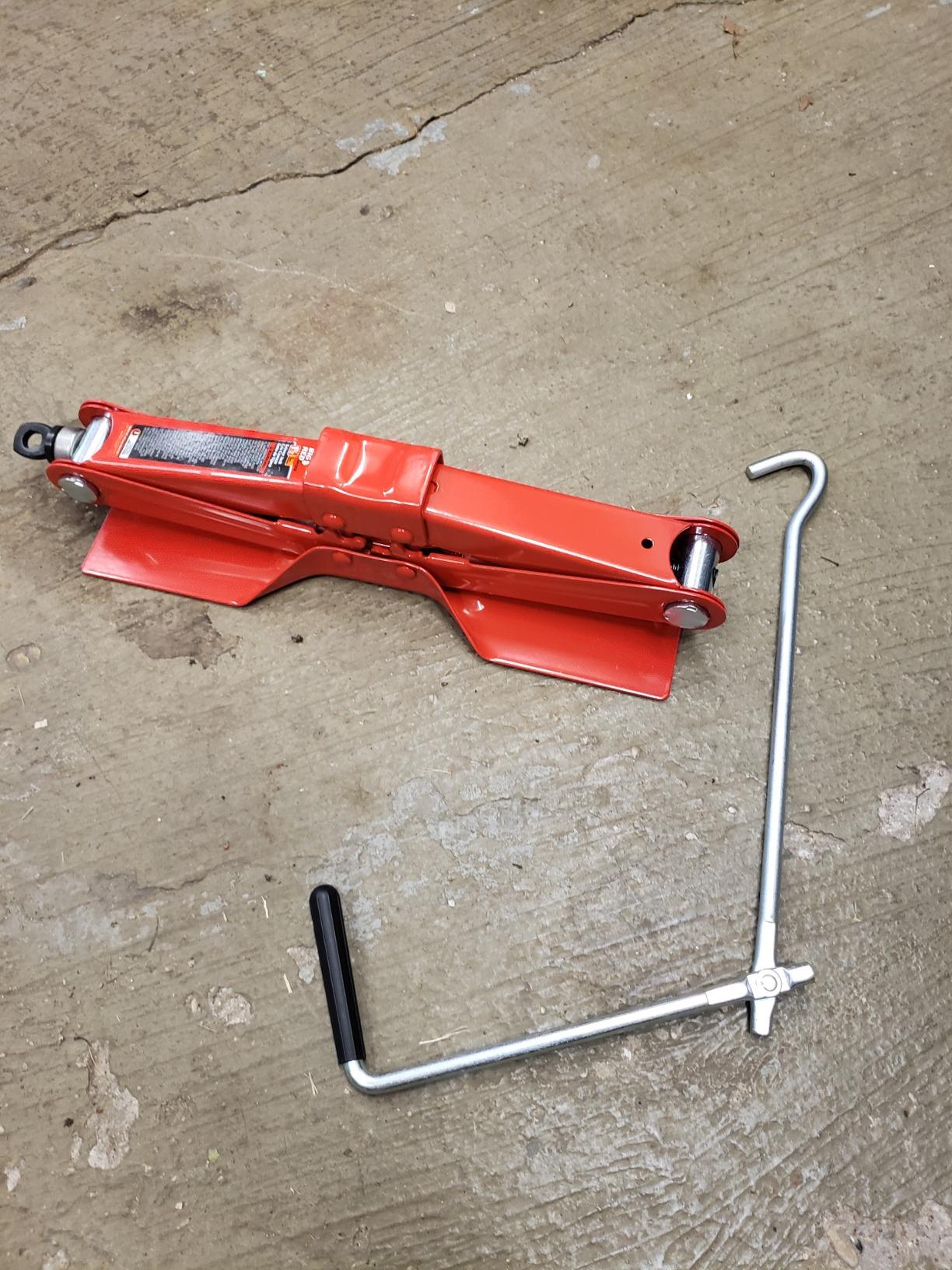 BIG RED T10152 Torin Steel Scissor Lift Jack Car Kit, 1.5 Ton (3,000 lb) Capacity, Red customer photo 2