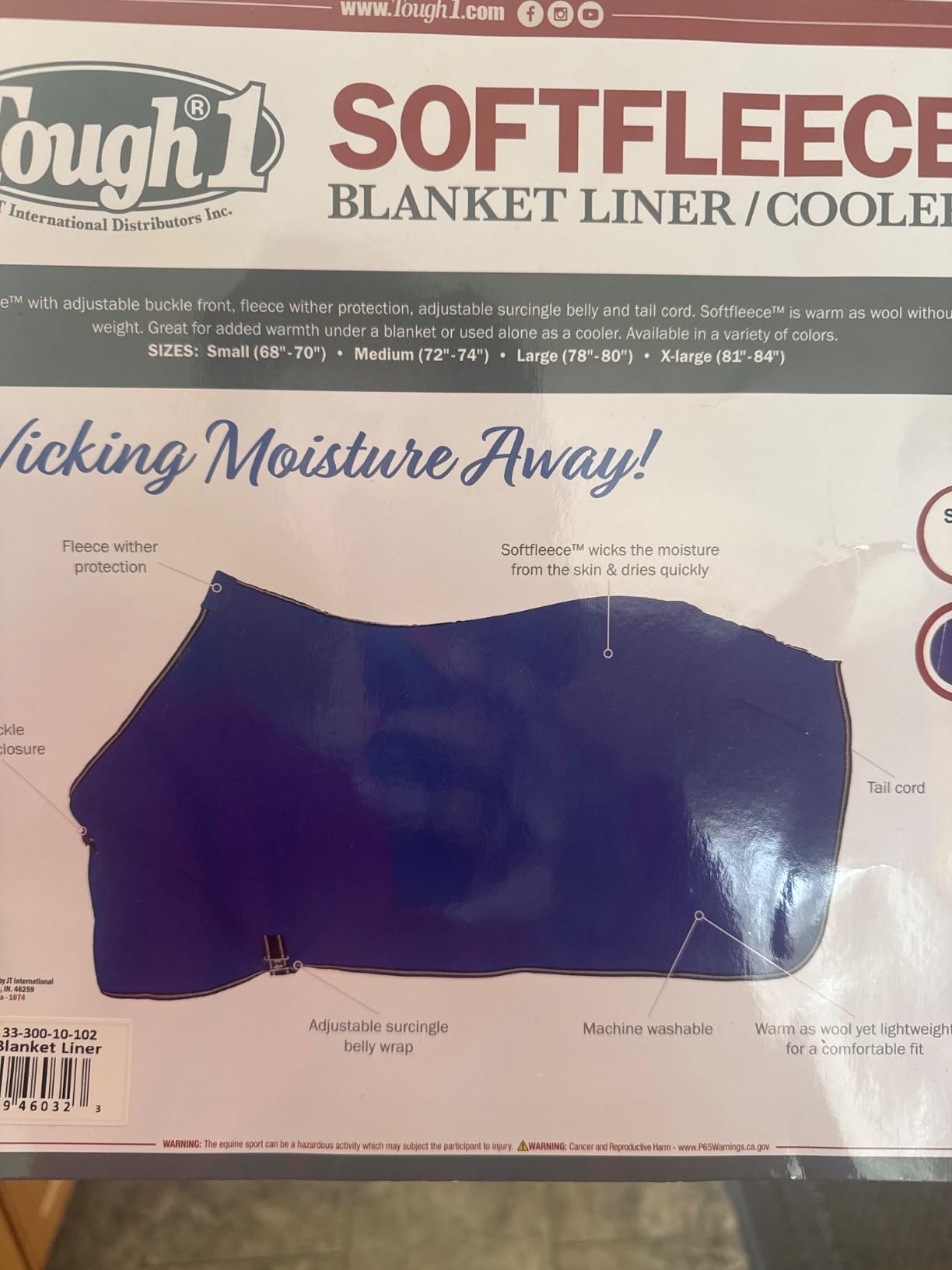 Tough 1 Soft Fleece Blanket Liner/Sheet customer photo 2