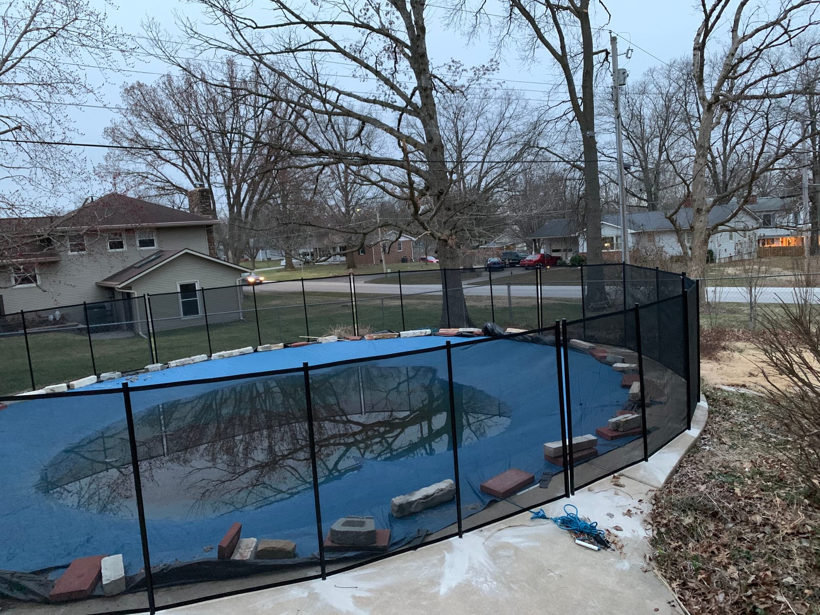 Safety Fence for In Ground Pool Size: 5', Black customer photo 2
