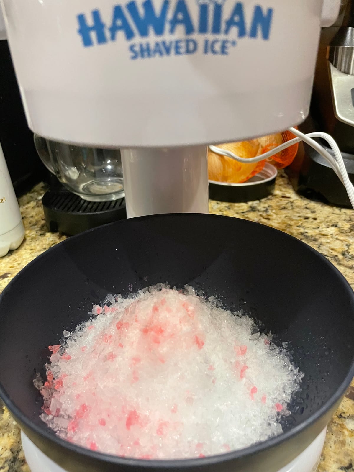 Hawaiian Shaved Ice S700 Kid-Friendly Snow Cone Machine Kit with 3-16oz. Syrup Flavors: Cherry, Grape, and Blue Raspberry, Plus 25 Snow Cone Cups, 25 Spoon Straws, and 3 Black Bottle Pourers customer photo 2