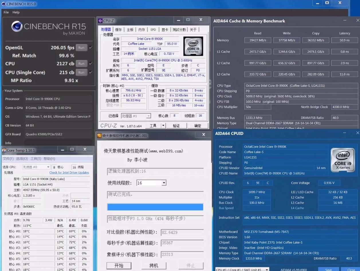 Intel Core i9-9900K Desktop Processor 8 Cores up to 5.0 GHz Turbo Unlocked LGA1151 300 Series 95W customer photo 1