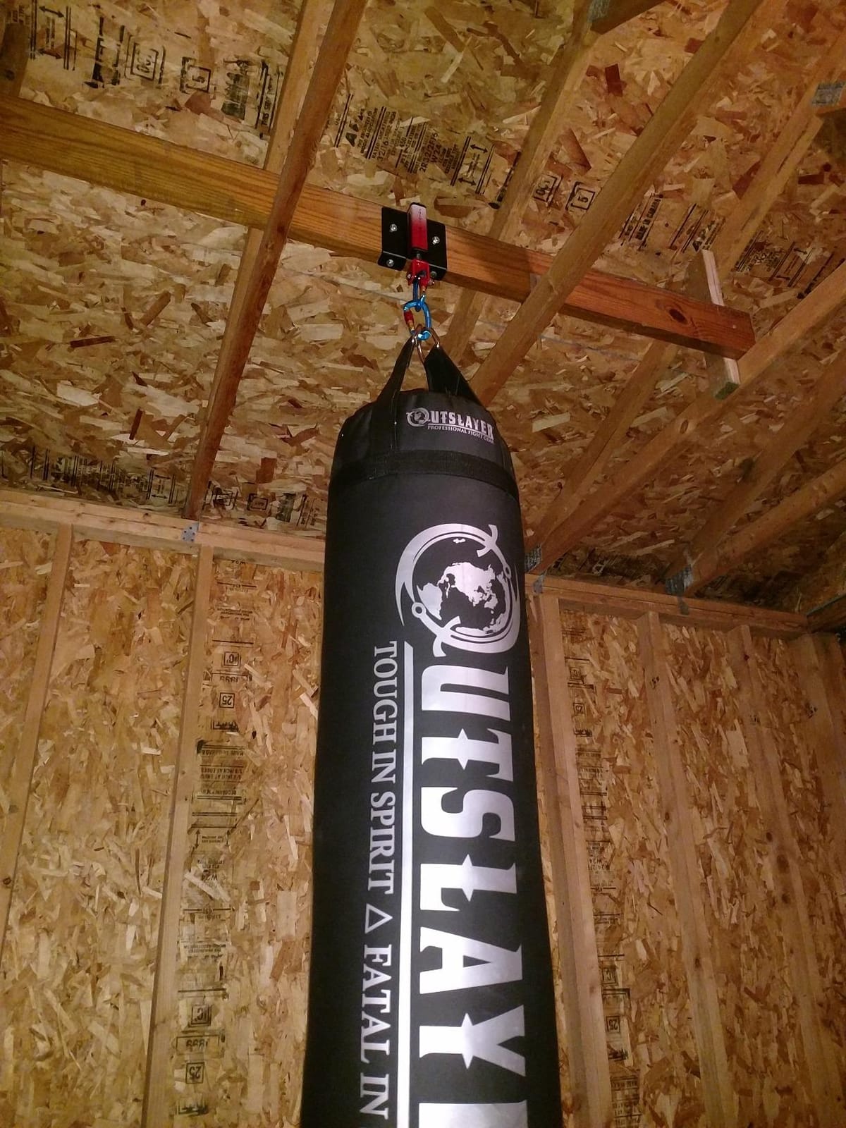 Outslayer Muay Thai Kickboxing Heavy Punching Bag – 6ft 130 lb – Made in USA – for MMA, Boxing & Training customer photo 1