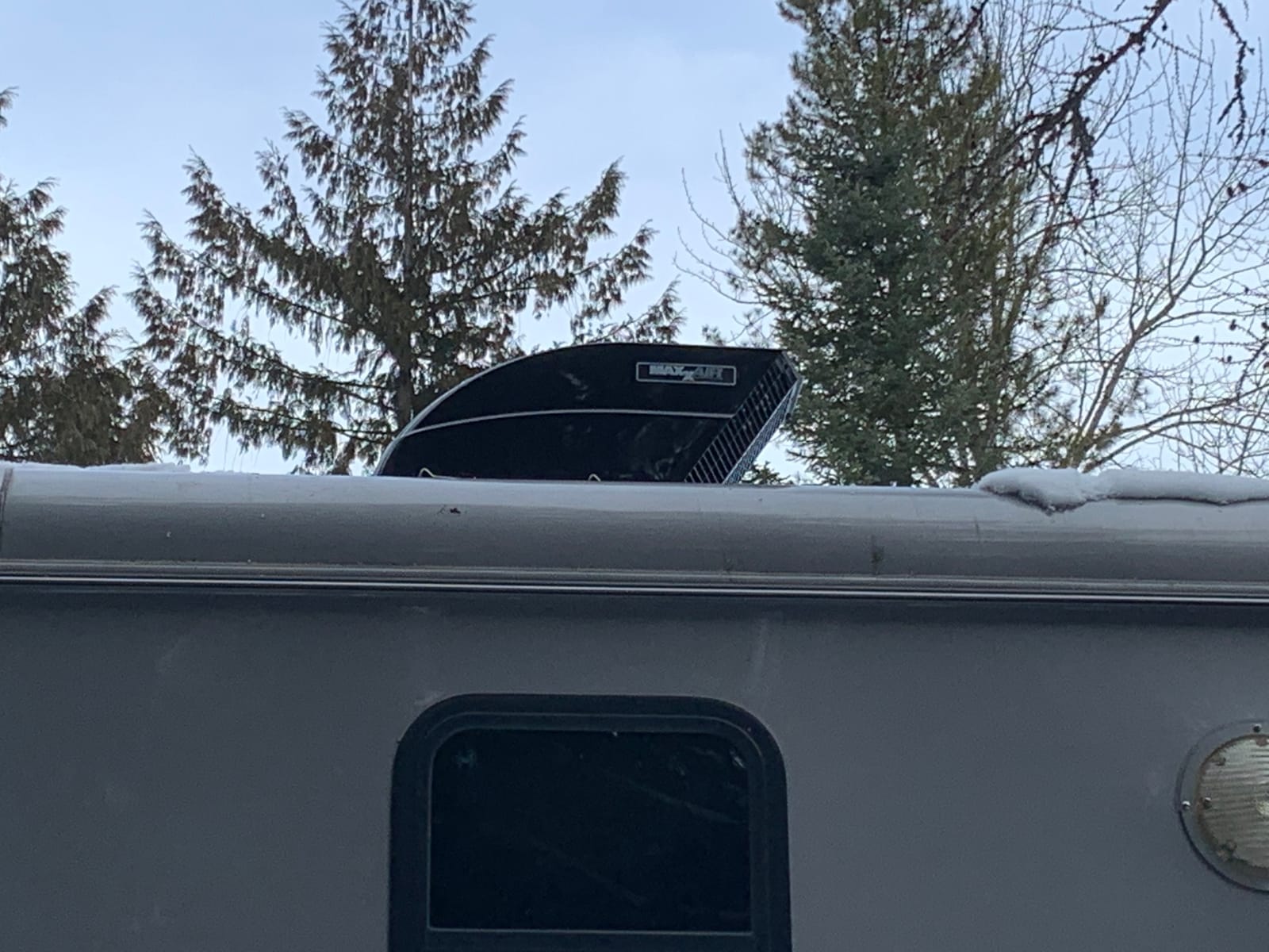 MAXXAIR Maxxfan Plus High Powered 10-Speed RV Intake and Exhaust Fan - Manual or Remote Control Electric Opening, Easy Ceiling Controls, Rain Sensor with Automatic Lid Closure, Smoke (00-04500K) customer photo 1