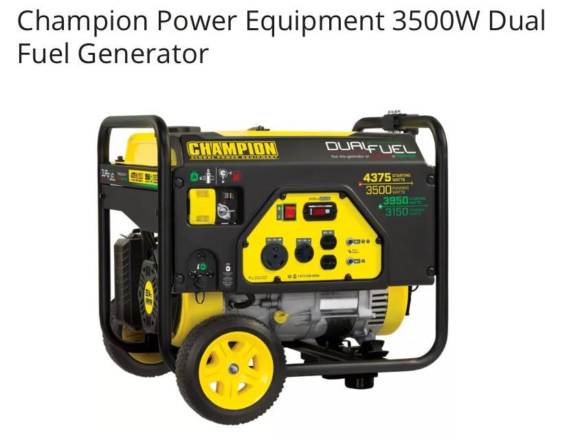 Champion Power Equipment Weather-Resistant Storage Cover for 2800-4750-Watt Portable Generators customer photo 2