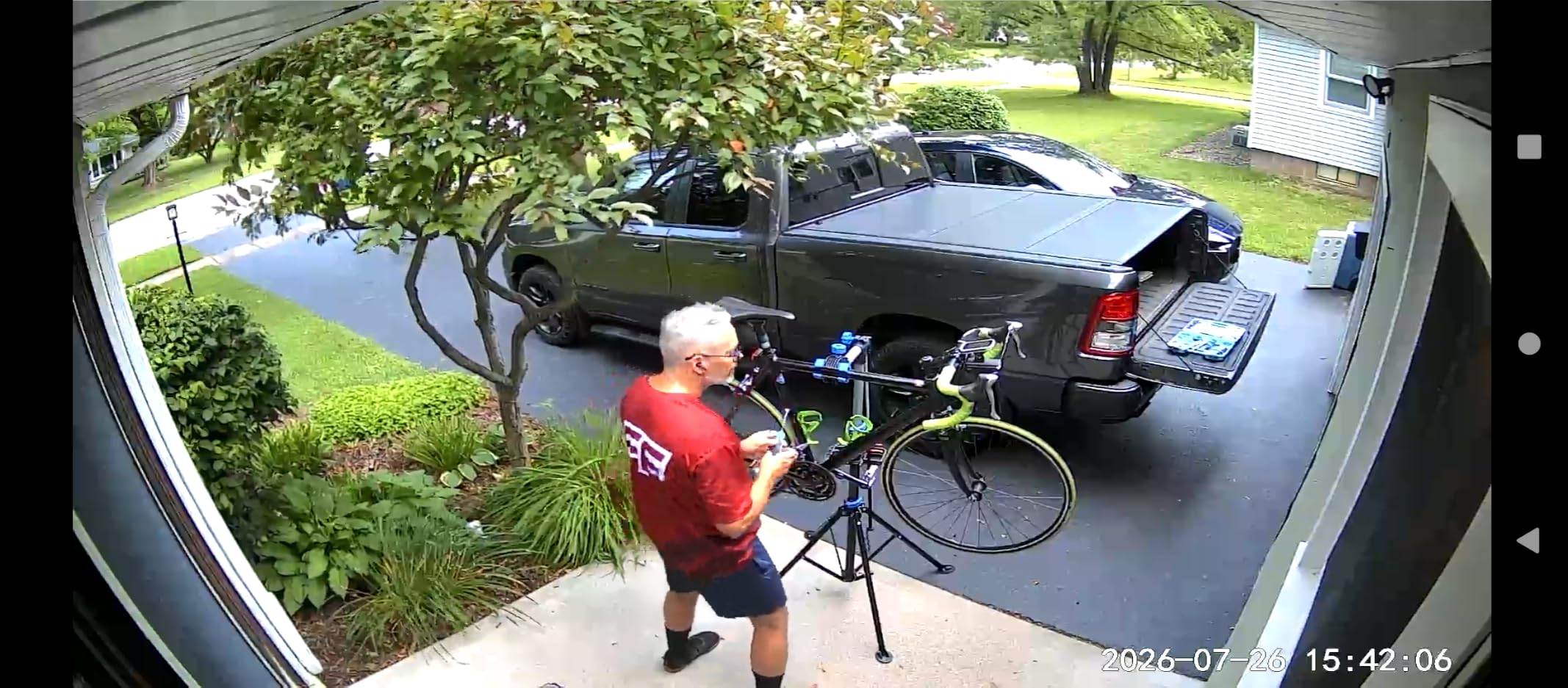 Pro Stand Plus Bike Rack - Heavy-Duty Telescoping Bicycle Stand with Tool Tray, Rotating Clamps, and Adjustable Handlebar Rod by RAD Cycle (Black) customer photo 1