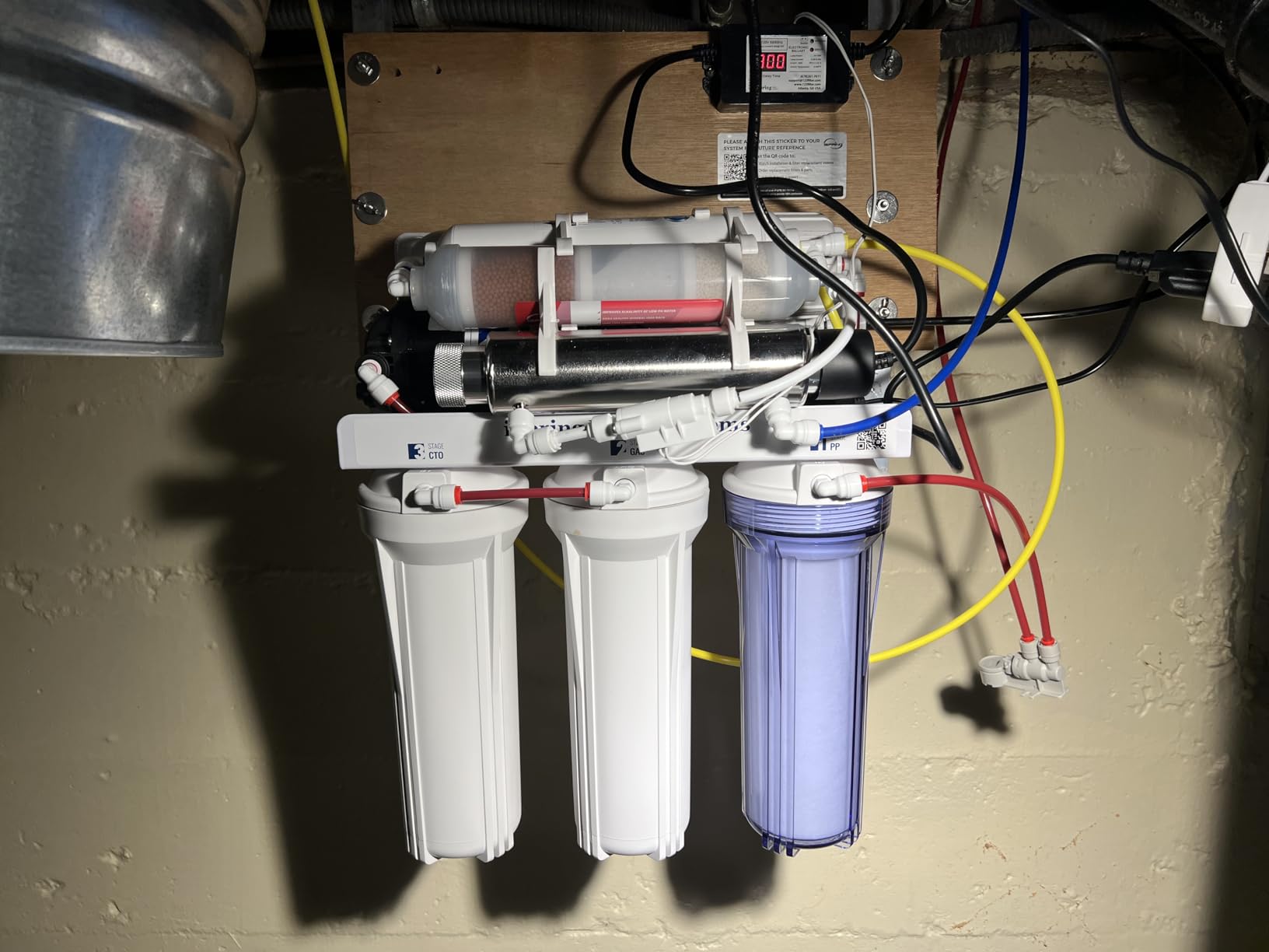 iSpring RCC1UP-AK, 100 GPD 7-Stage Reverse Osmosis Under Sink Water Filtration System with Boost Pump, Alkaline Remineralization and UV Filter, Patented Top-Mounted Faucet Design for Easy Installation customer photo 2