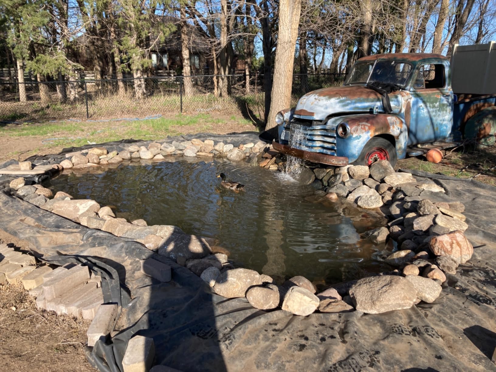 HALF OFF PONDS PondBuilder Crystal 4000 GPH Pond Kit 15 x 15 Ft EPDM Liner customer photo 2