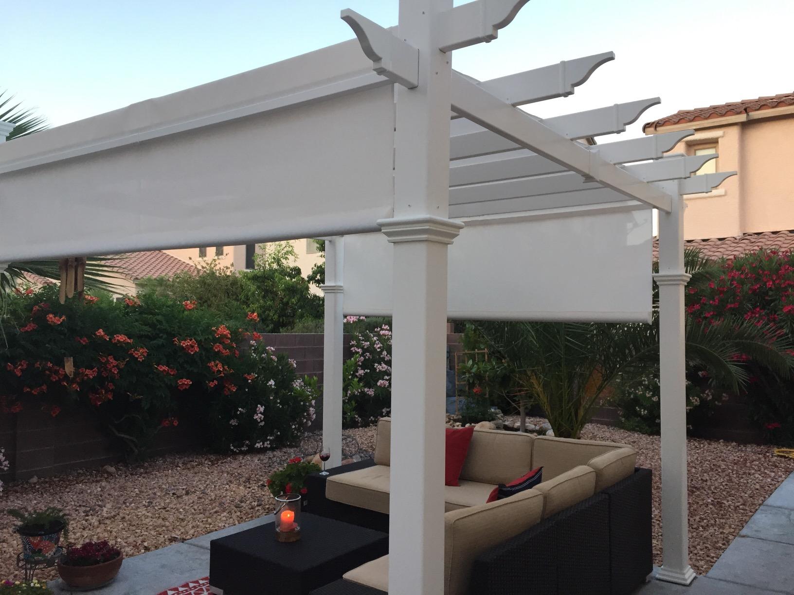 Malibu 10' x 10' Vinyl Pergola customer photo 1