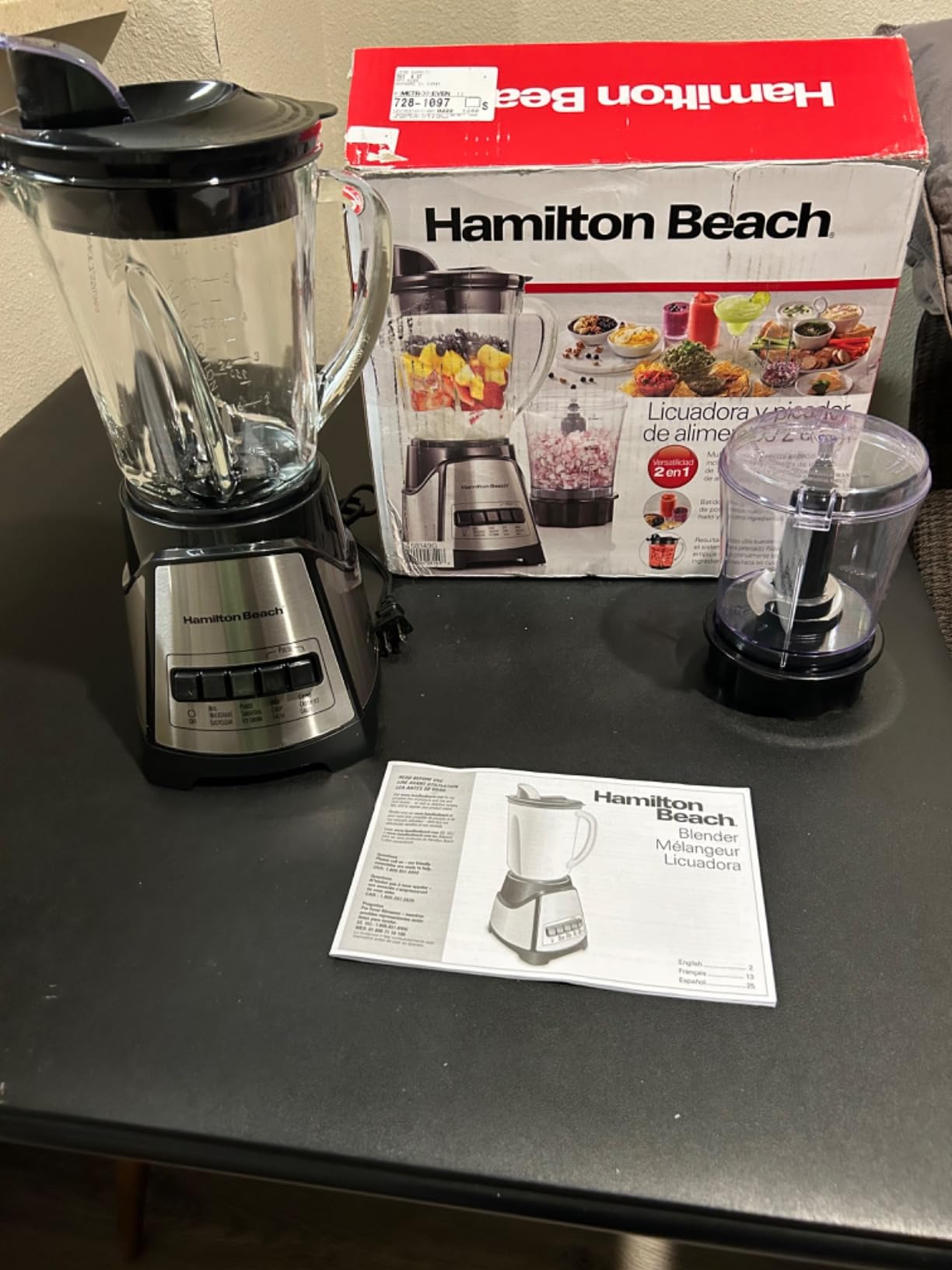 Hamilton Beach Power Elite Blender For Smoothies With Wave Action System customer photo 1