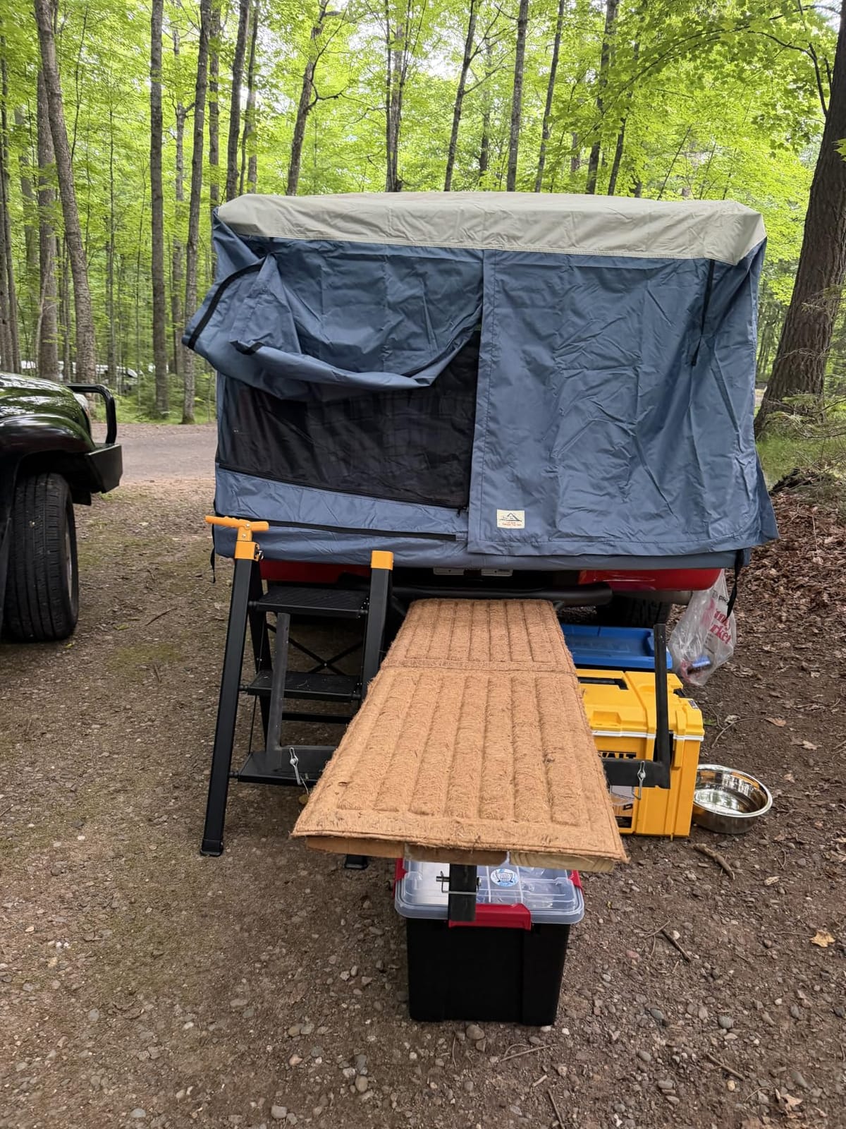 DAC Full-Size Truck Bed Tent for Caps– Fits Ford F-150, Chevy Silverado, Toyota Tundra, Tacoma (2005+), Tailgate ≥ 58