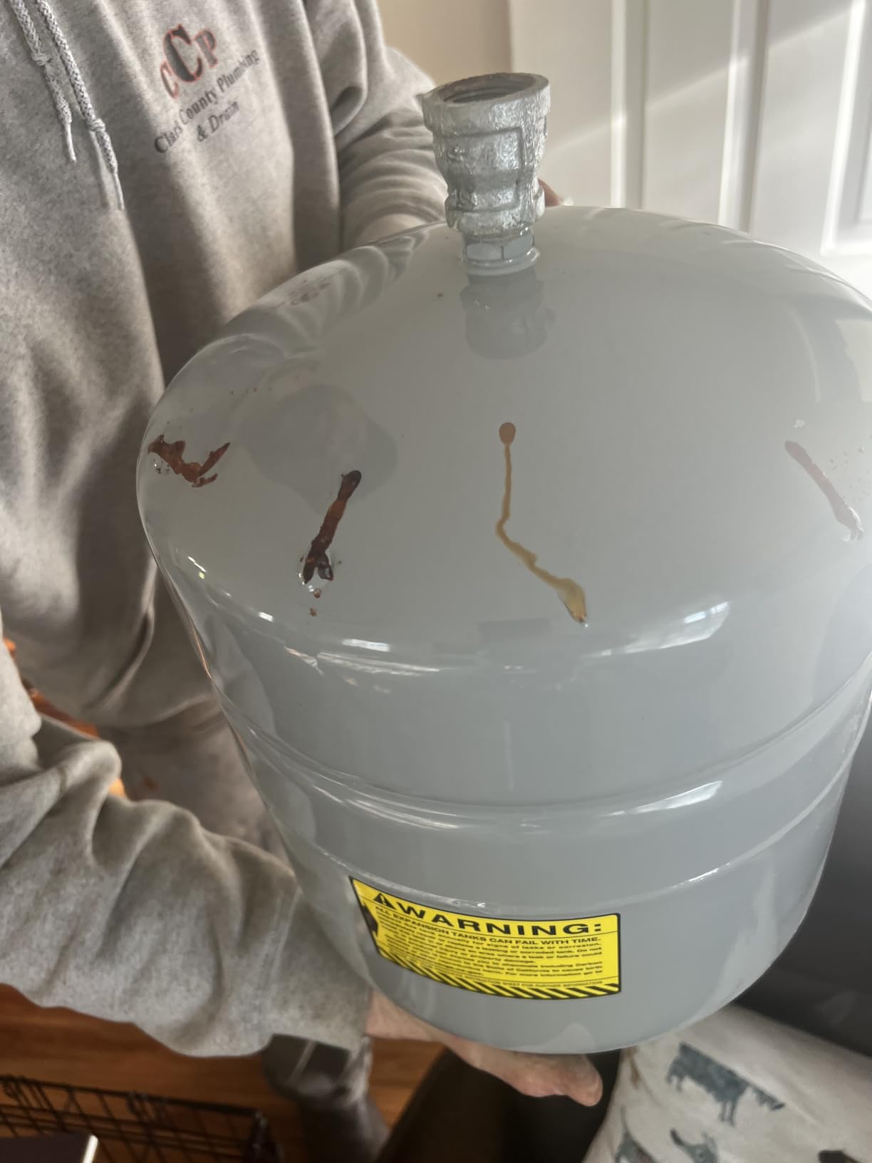 Watts ETX-30 4.5 Gal Carbon Steel Expansion Tank Hydronic Heating 75psi customer photo 2