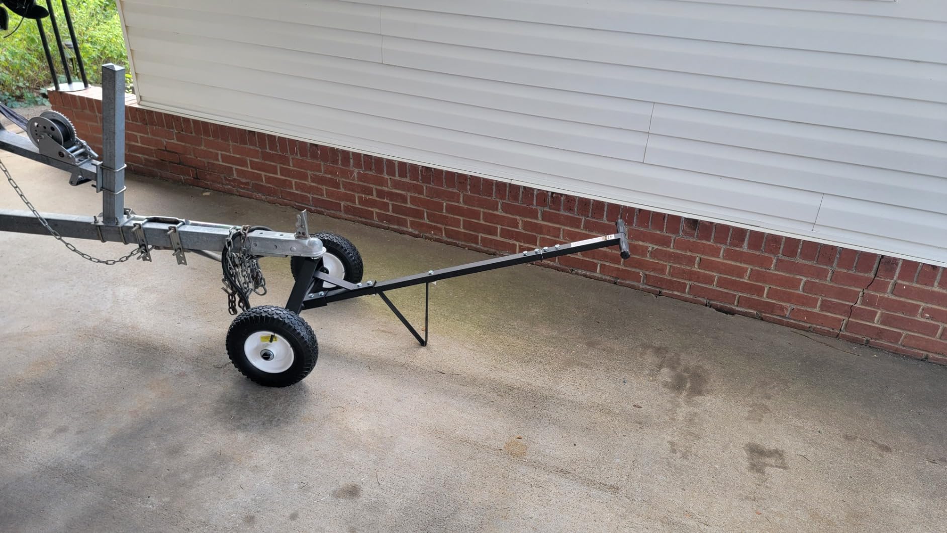 MaxxHaul Trailer Dolly - 600 lb Capacity - Boat Utility Jet Ski Trailer Mover - 12-Inch Pneumatic Tires - Alloy Steel (70225) customer photo 1