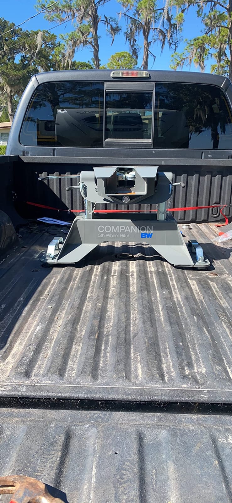 B&W Trailer Hitches 20K Companion OEM Fifth Wheel Hitch - Compatible with Ford OEM Puck System - RVK3300 customer photo 2