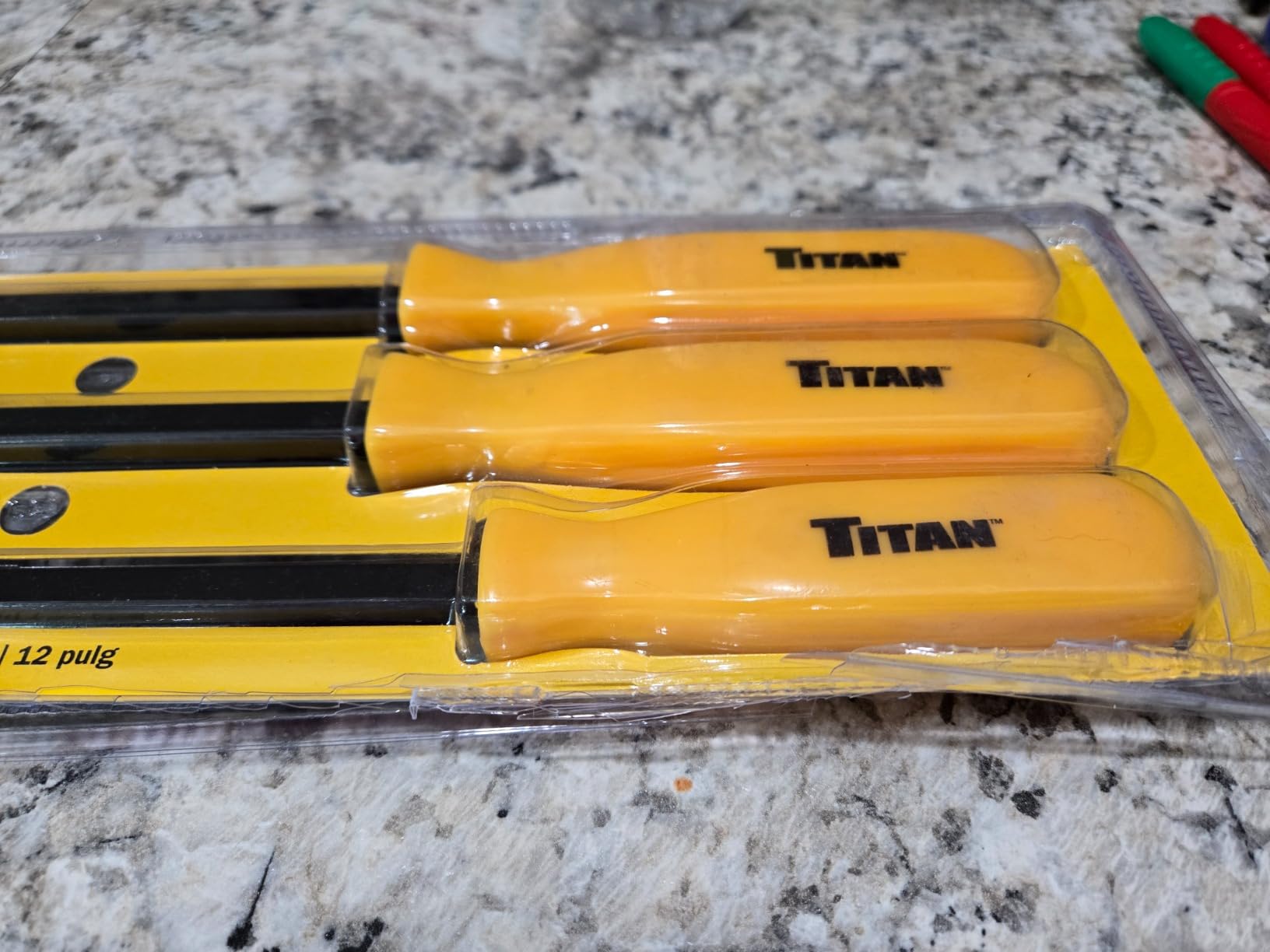 Titan 17101 4 pc. Pry Bar Set, Includes 8-Inch, 12-Inch, 18-Inch, and 24-Inch Pry Bars customer photo 2