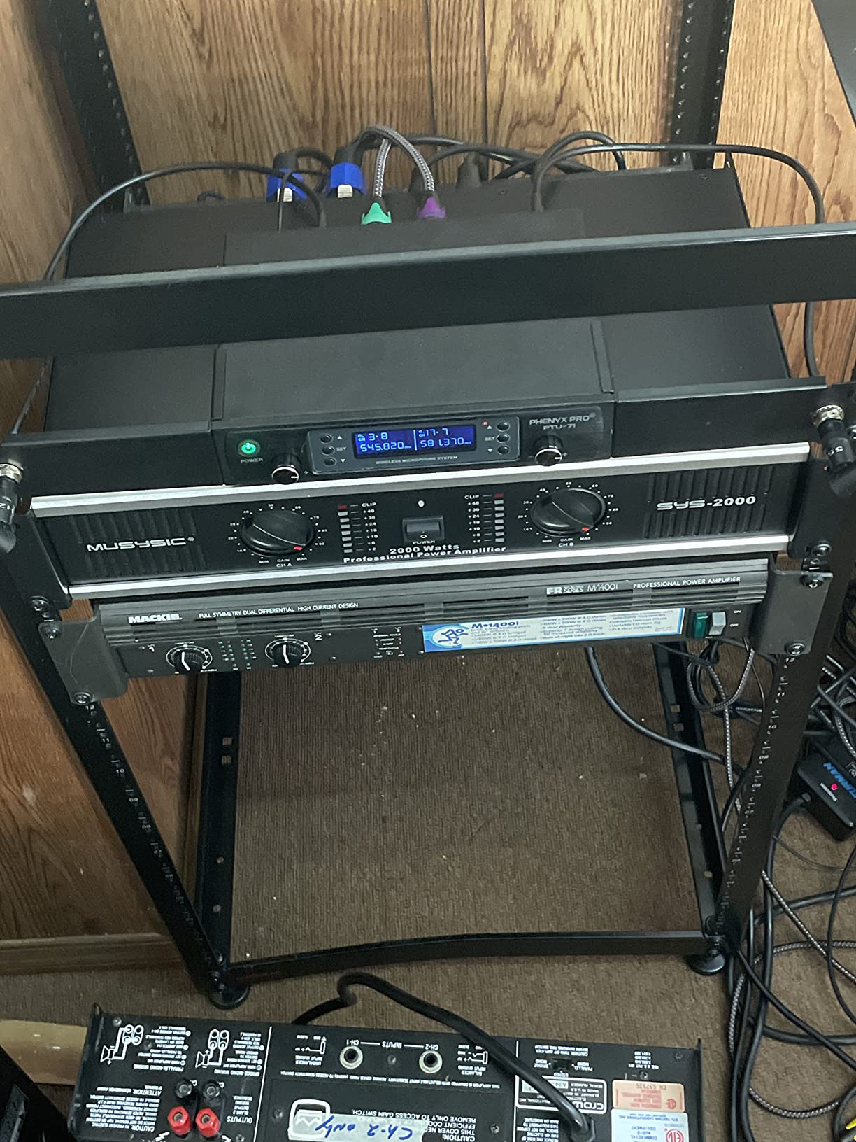 MUSYSIC Power Amplifier 2000 Watts 2 Channel PA Amplifier for Speakers customer photo 2